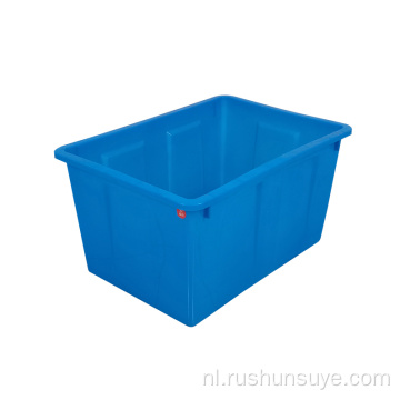 443*300*252 mm Blue Aquatic Stackable Crate